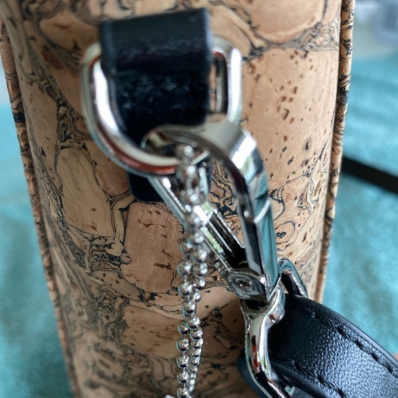 NWT Queork Tan Cork Mini Jackson Crossbody Bag - Picture 13 of 16